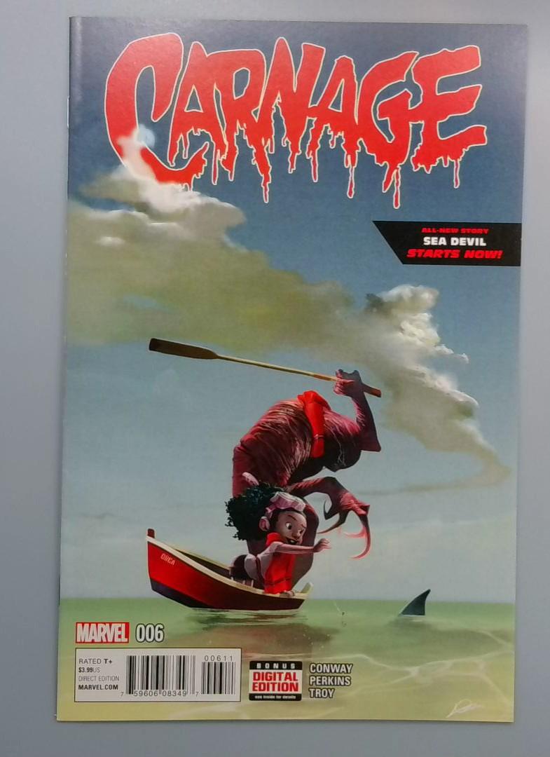Carnage #6, NM Sea Devil Story, Marvel, 2023