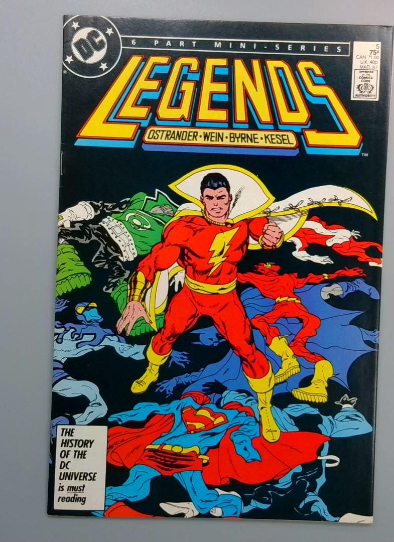 Legends #5, VF+ DC Comics, 1987