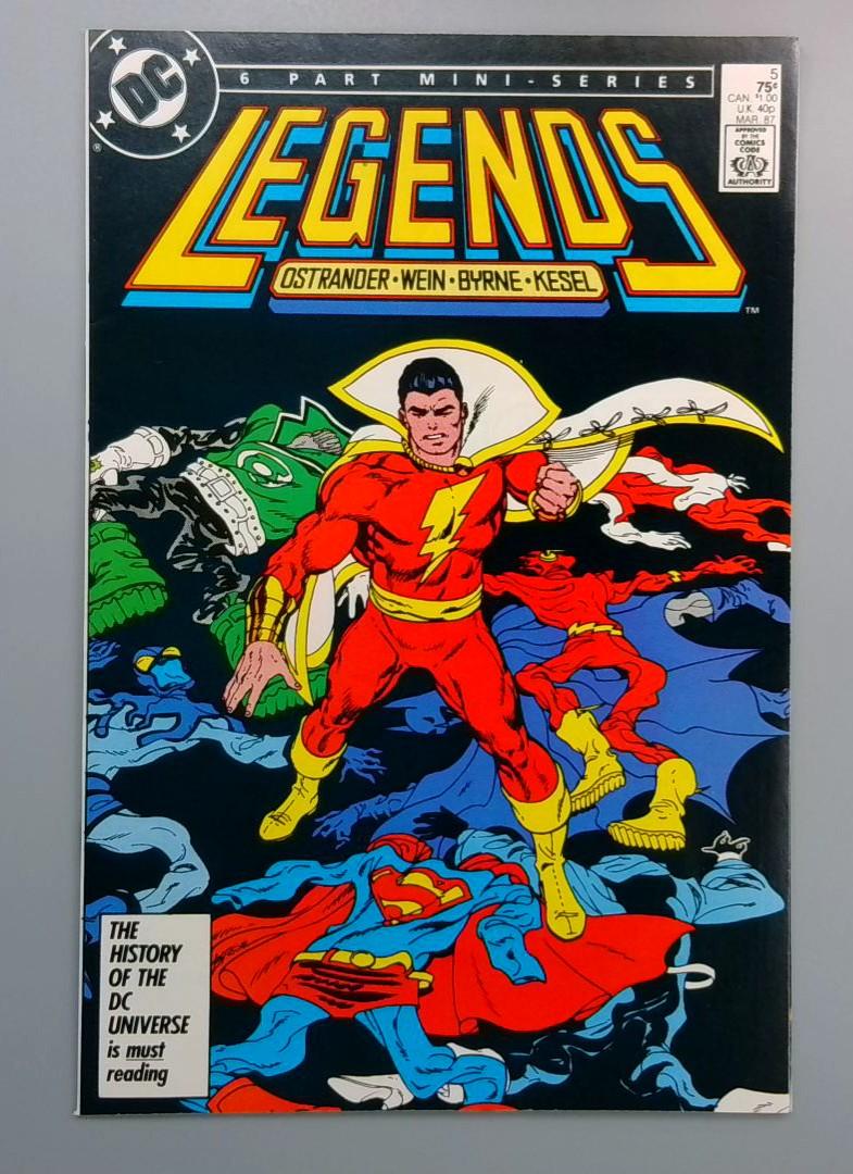 Legends #5, VF+ 6-Part Mini-Series, DC Comics, 1987 Copy2