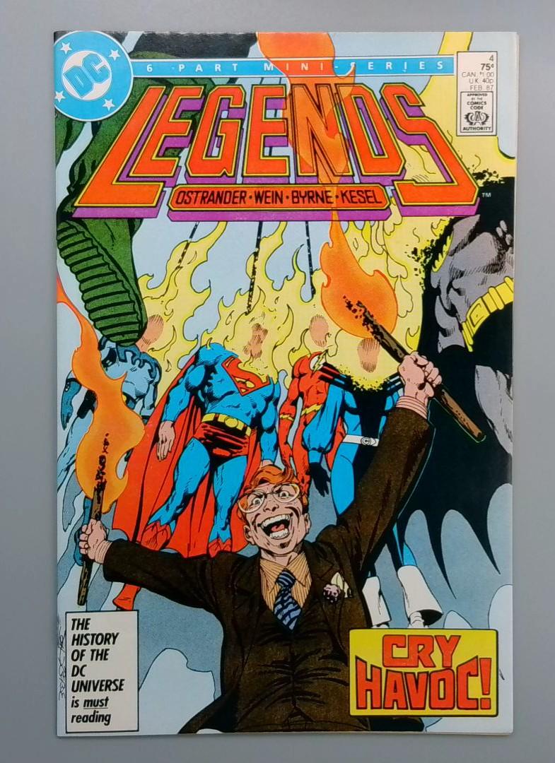 Legends #4, NM, DC Comics, 1986