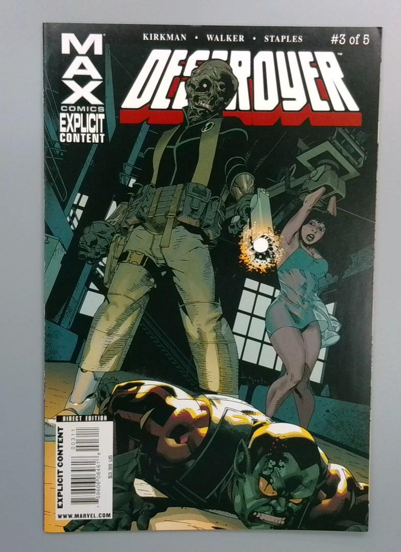 Destroyer #3 NM Robert Kirkman Max Comics, 2009