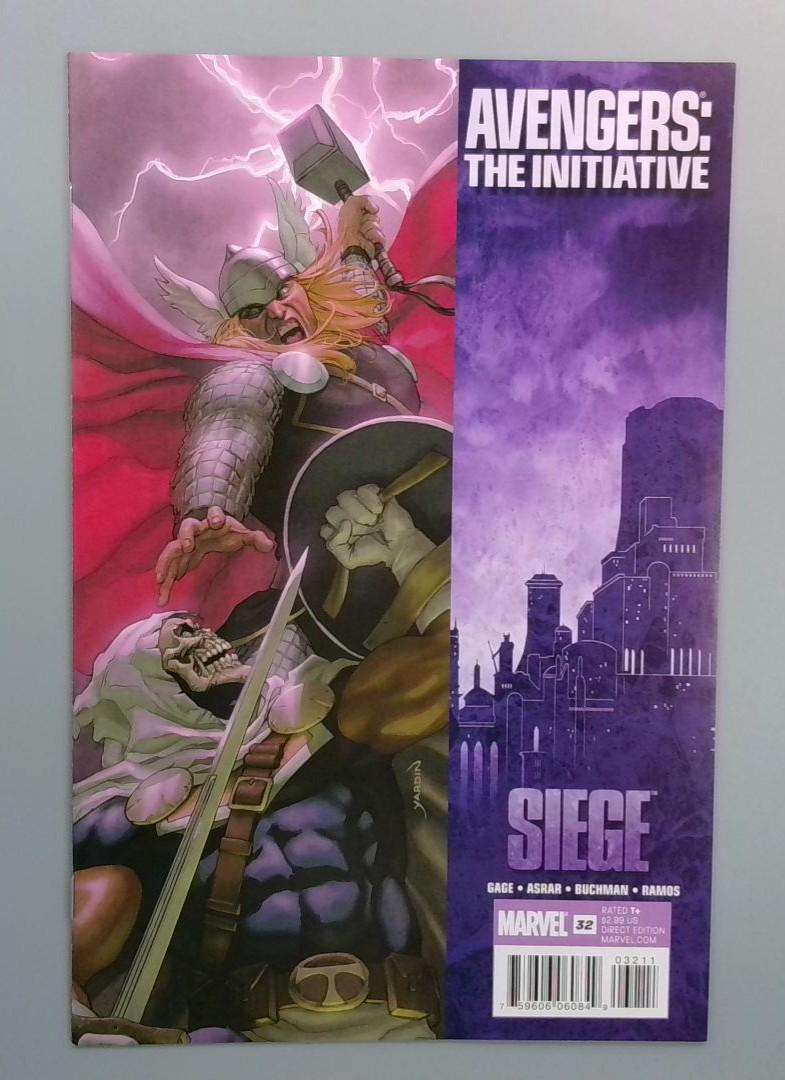 Avengers: The Initiative #32, NM Siege Tie-In, Marvel, 2010