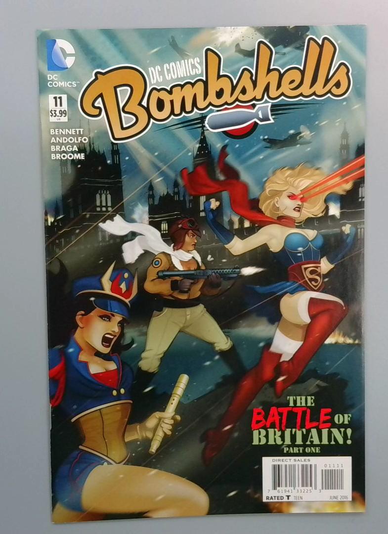 Bombshells #11, NM The Battle of Britain Part One, DC Comics, 2015