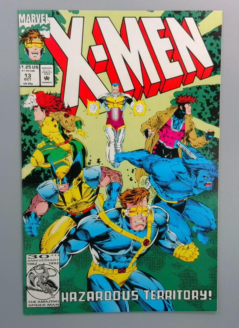 X-Men #13, NM Hazardous Territory!, Marvel Comics, 1992