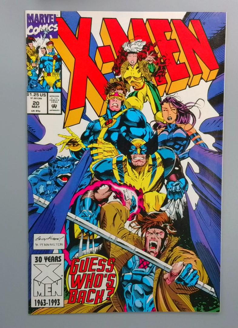 X-Men #20, NM "Guess Who's Back", Marvel Comics, 1993