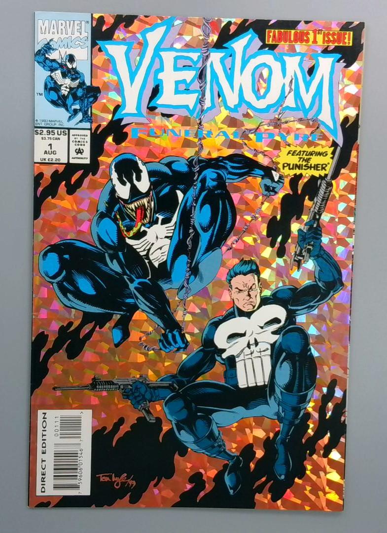 Venom: Funeral Pyre #1, NM Featuring The Punisher, Marvel Comics, 1993