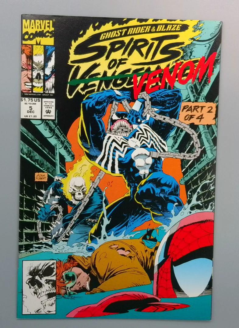Spirits of Vengeance #5, NM Venom, Spider-Man Marvel Comics, 1992