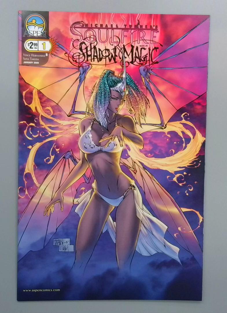 Soulfire: Shadow Magic #1, NM Cover B, Aspen Comics, January 2008