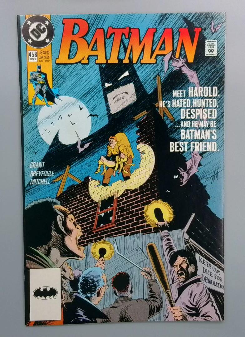 Batman #458, NM- DC Comics, 1990