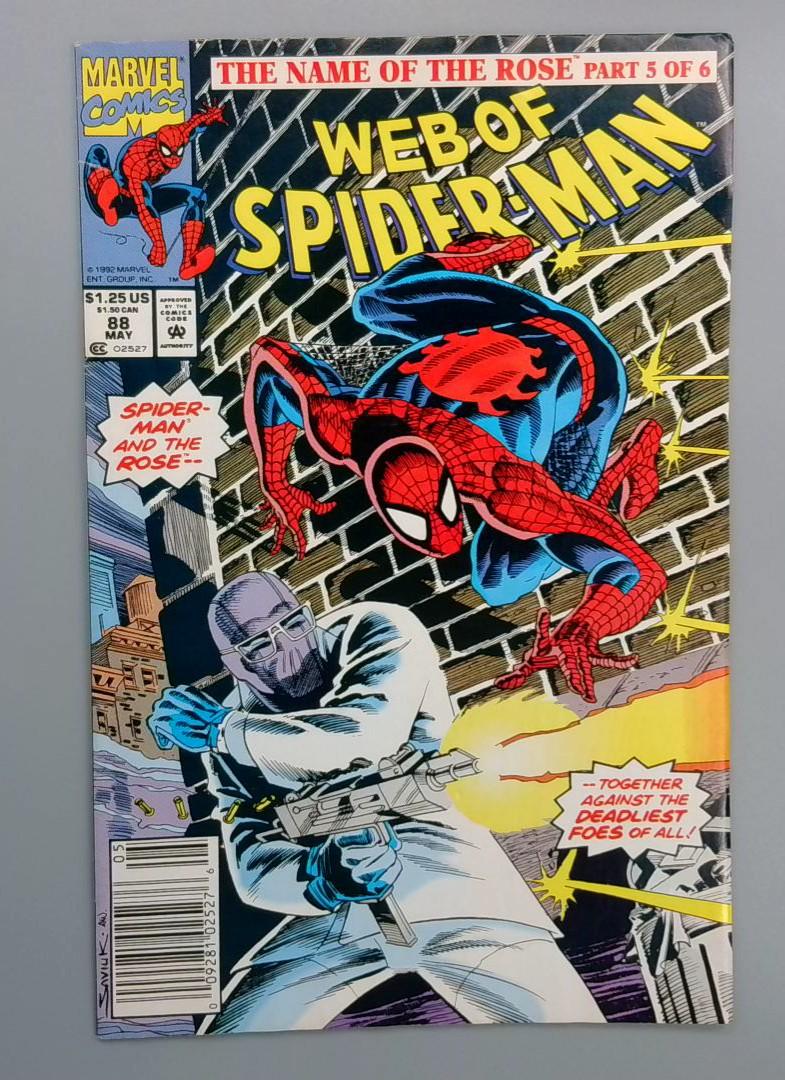 Web of Spider-Man #88 Newsstand, Marvel Comics, 1992