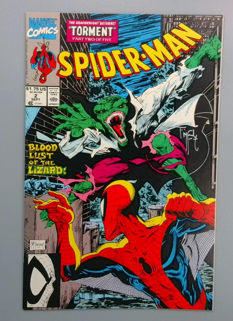 Spider-Man #2 NM Signed by Todd McFarlane, BEAUTIFUL Marvel Comics, 1990