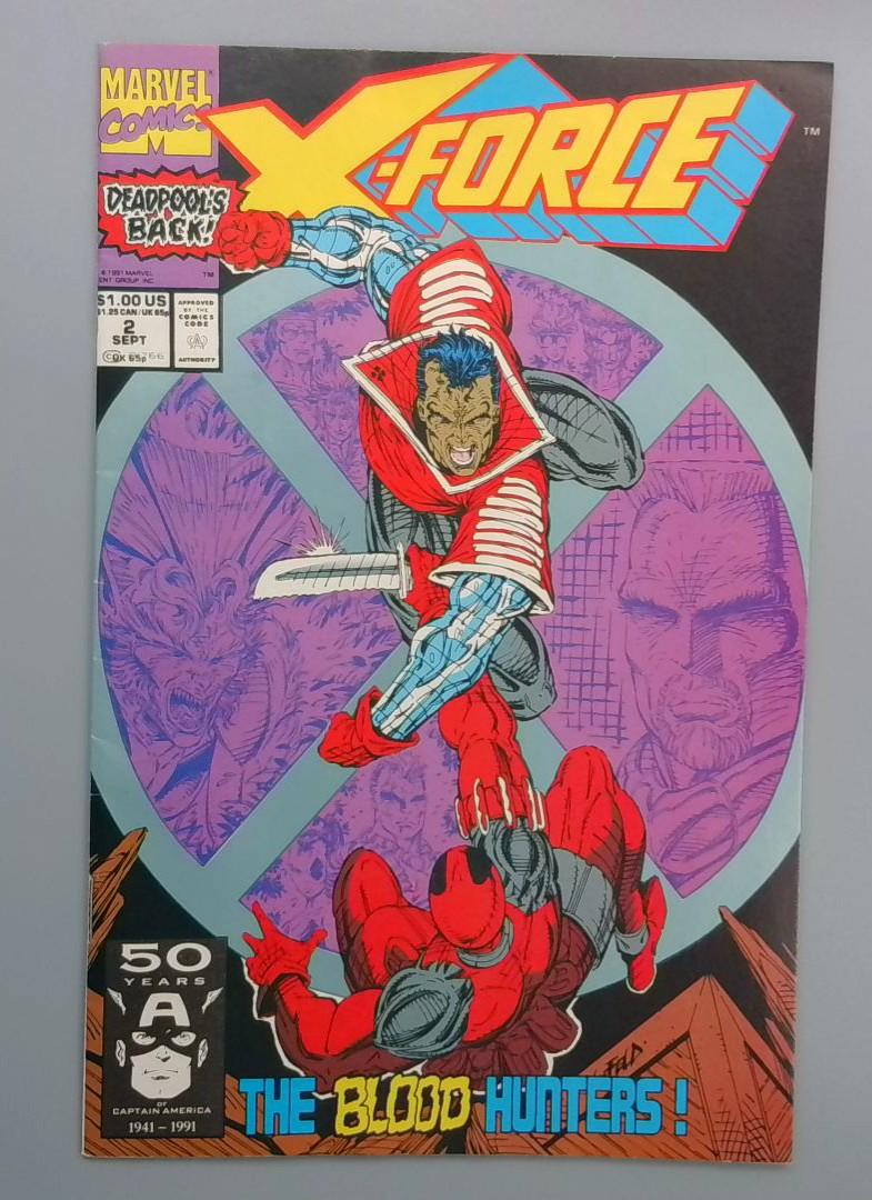 X-Force #2 2nd Deadpool, Marvel Comics, 1992