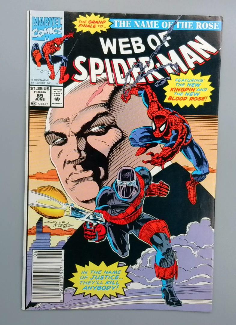 Web of Spider-Man #89, Newsstand, Marvel Comics, 1992