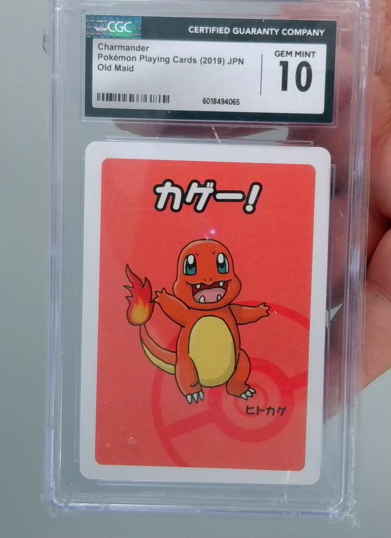 2019 POKEMON PLAYING CARDS OLD MAID - JPN CHARMANDER CGC 10 PRISTINE