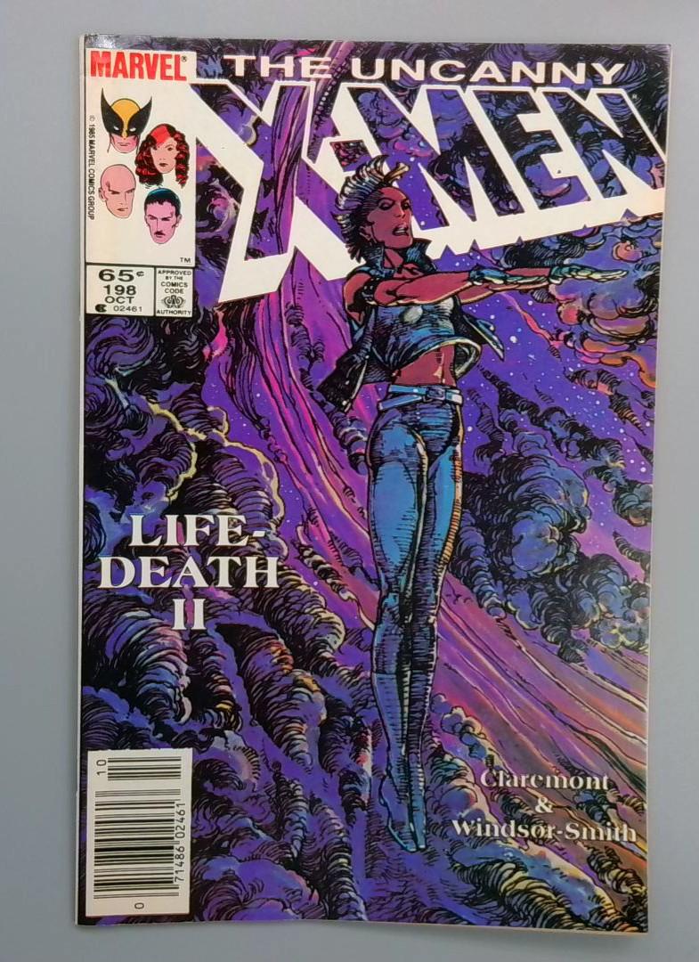 Uncanny X-Men #198, Newsstand Marvel, 1985