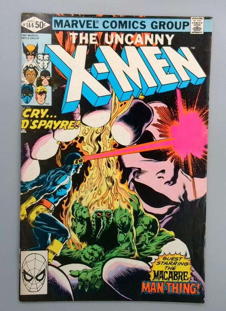 Uncanny X-Men #144, Man-Thing Appearance, Marvel Comics, 1981