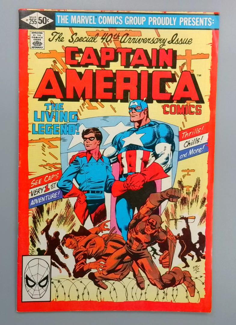 Captain America #255, 40th Anniversary Issue, Marvel Comics, 1981