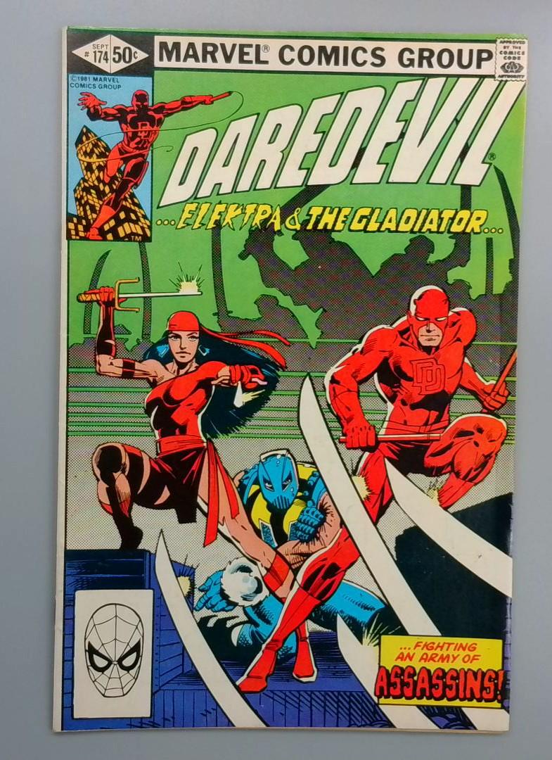 Daredevil #174, 1st Appearance of the Hand Marvel Comics, 1981