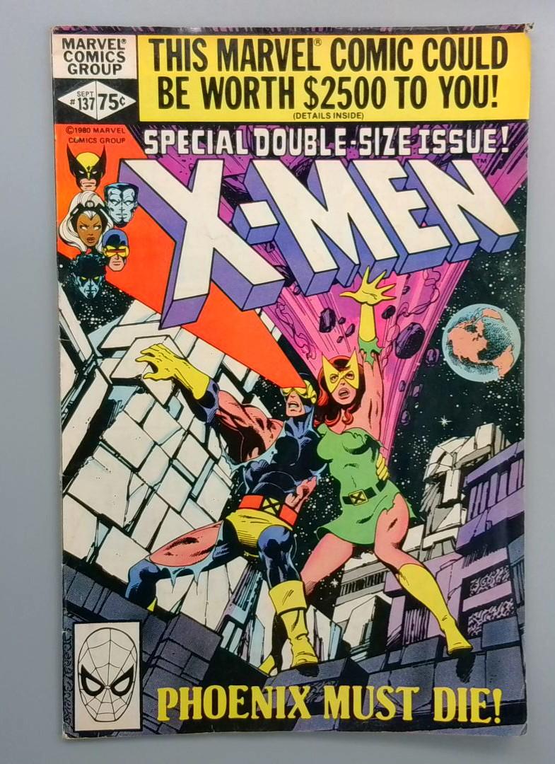 Uncanny X-Men #137, FN- Death of Jean Grey!, Marvel Comics, 1980