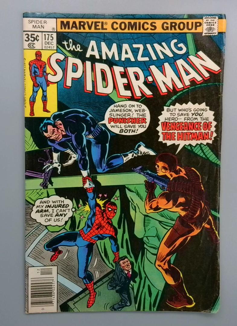 Amazing Spider-Man #175, Punisher Appearance, Marvel Comics, 1977