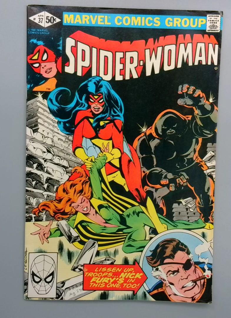 Spider-Woman #37, VF- 1st Syrn, Marvel Comics Group, 1981
