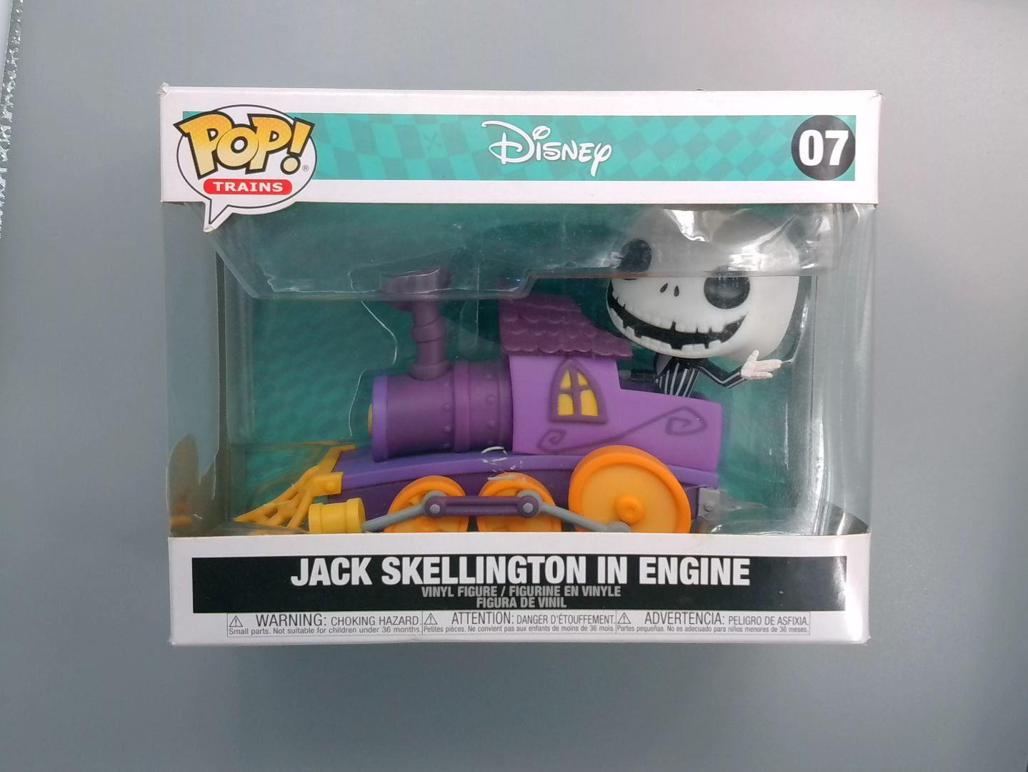 Funko Pop! Trains Nightmare Before Christmas-Jack Skellington in Engine #07