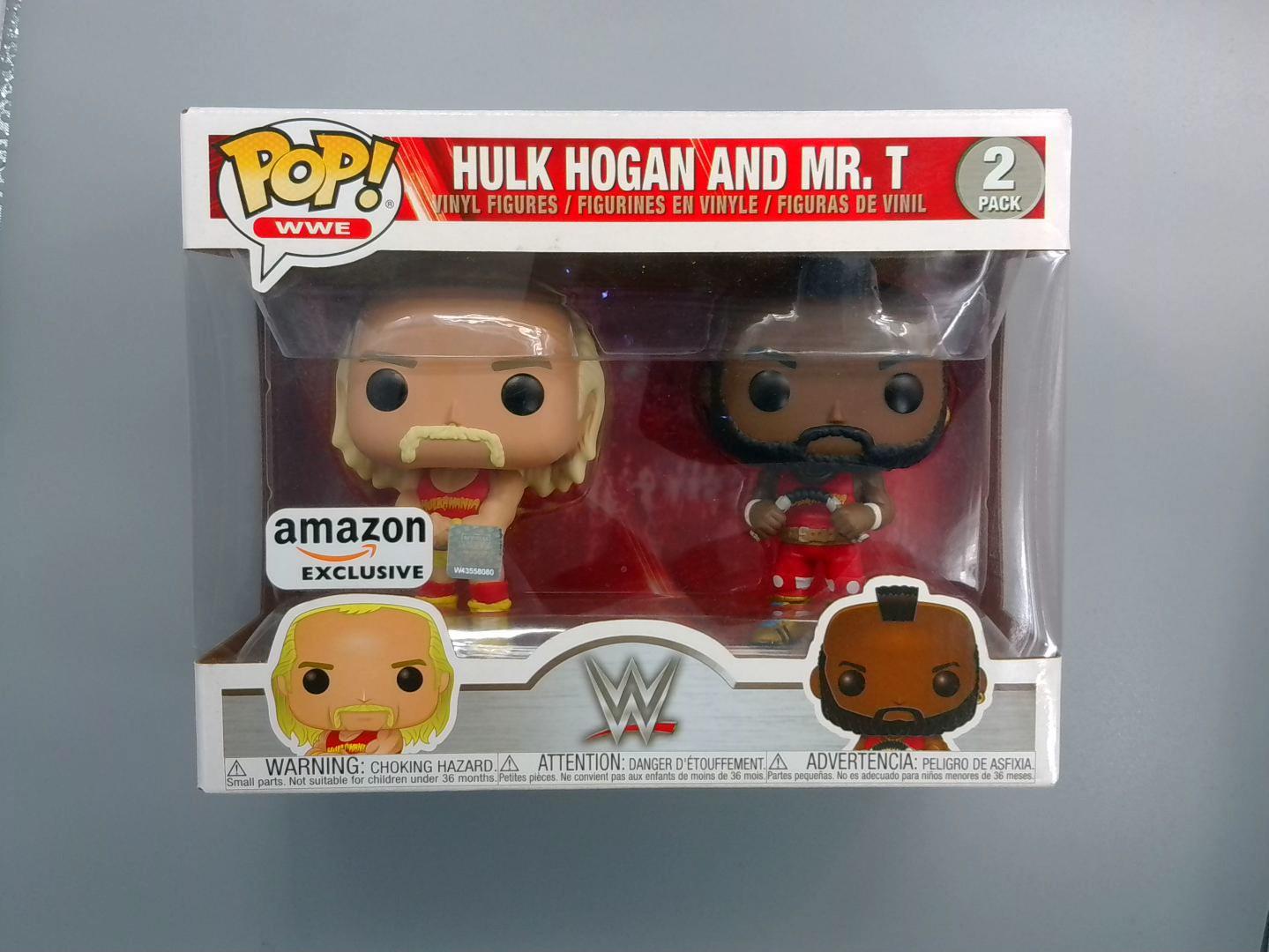 Funko Pop WWE Hulk Hogan And Mr. T Amazon 2-Pack Amazon Exclusive