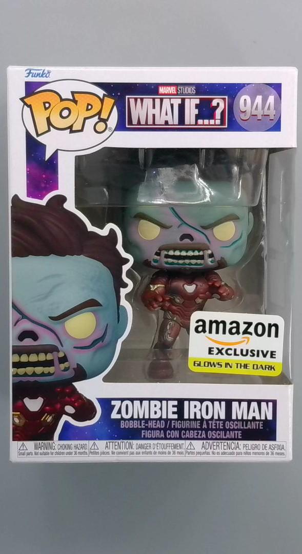Funko Pop! Marvel - Zombie Iron Man #944 - Glows In The Dark - Amazon Exclusive