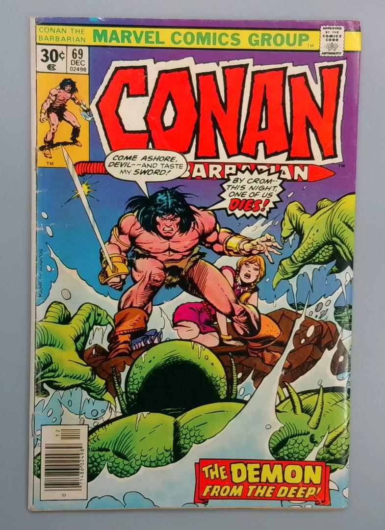 Conan the Barbarian #69, The Demon from the Deep, Marvel Comics, 1976