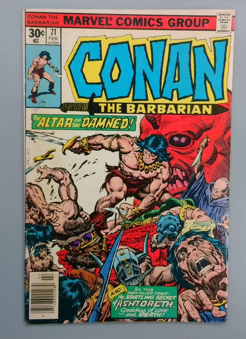 Conan the Barbarian #71, Marvel Comics Group, 1977