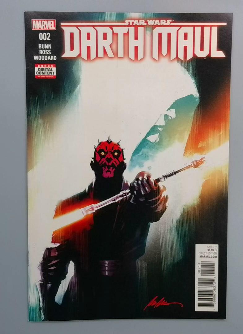 Star Wars: Darth Maul #2, NM 1st Cad Bane, Marvel Comics, 2017