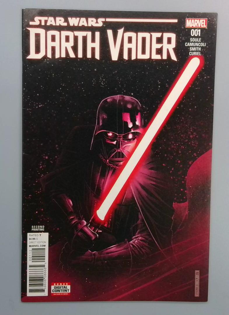Darth Vader #1, Second Printing, Marvel, 2017