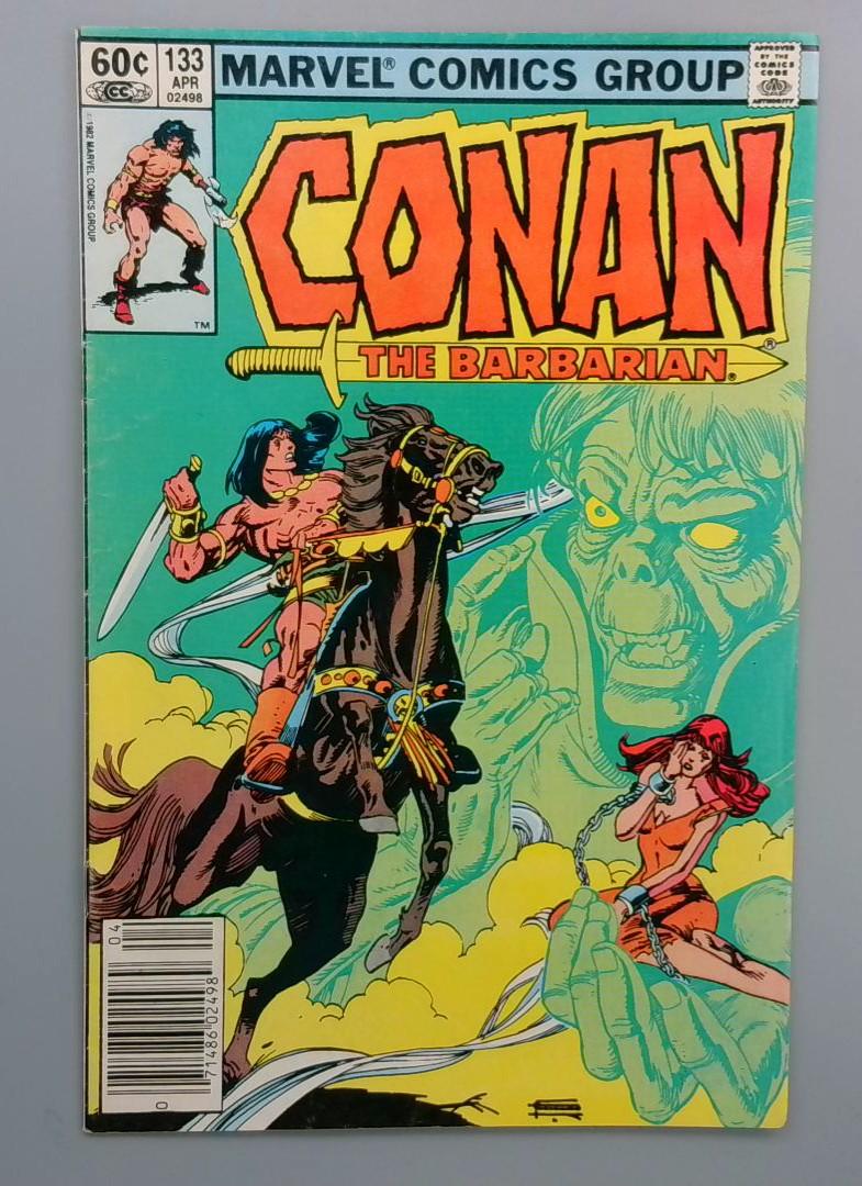 Conan the Barbarian #133, Newsstand, Marvel Comics, 1982