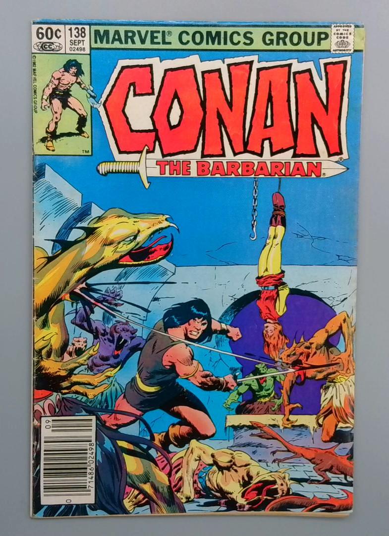 Conan the Barbarian #138, Newsstand, Marvel Comics, 1982