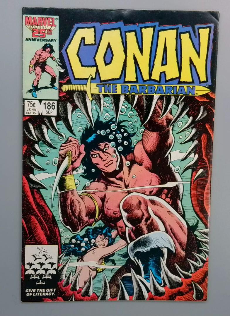 Conan the Barbarian #186, Marvel Comics, 1986