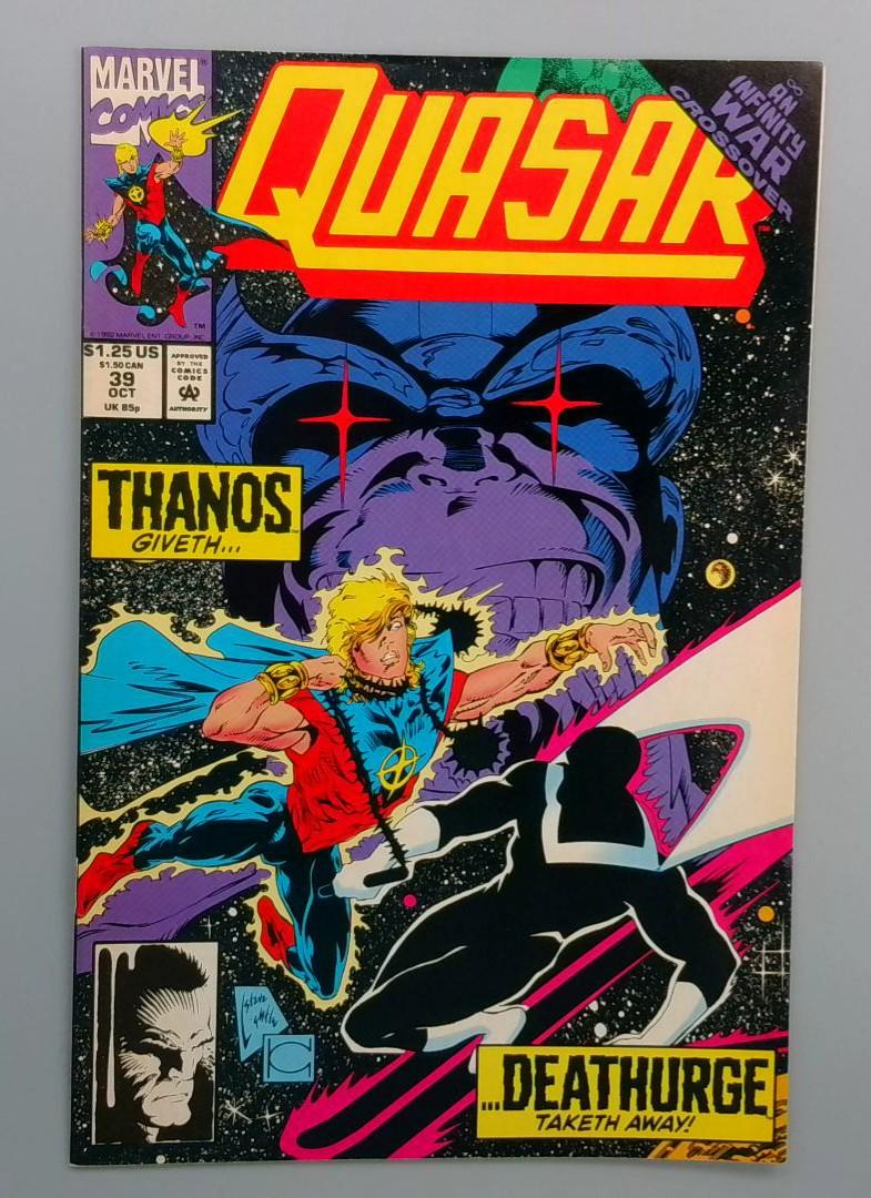 Quasar #39, NM Thanos Marvel Comics, 1992