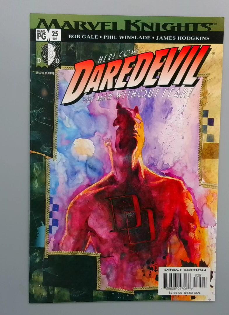Daredevil #25, NM Marvel Knights, Marvel Comics, 2001