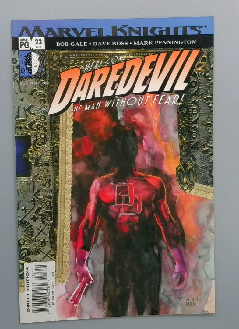 Daredevil #23, NM- David Mack, Marvel Knights, Marvel, 2001
