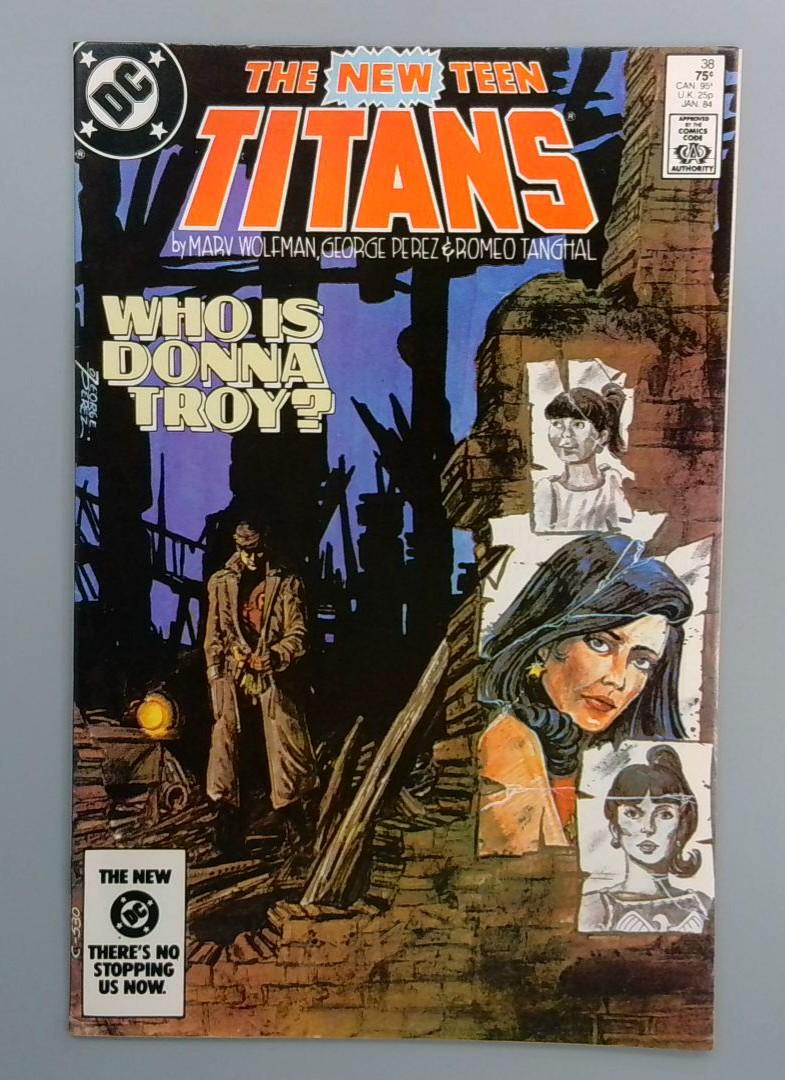New Teen Titans #38, VF/NM "Who is Donna Troy?", DC Comics, 1984