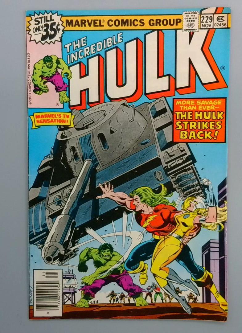 Incredible Hulk #229, 2nd Moonstone Marvel, 1978