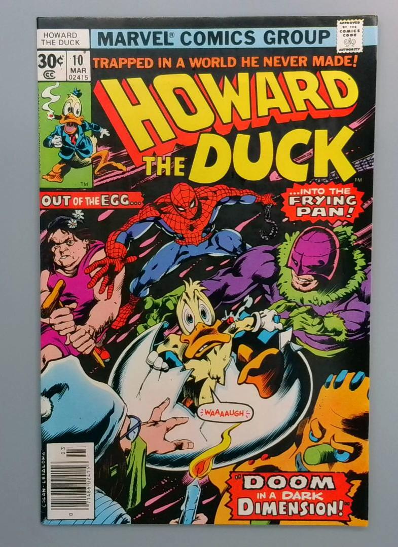 Howard the Duck #10, NM Spider-Man, Marvel Comics, 1977