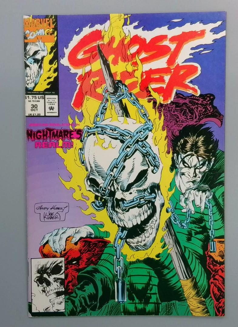 Ghost Rider #30, NM Nightmare's Realm!, Marvel Comics, 1992