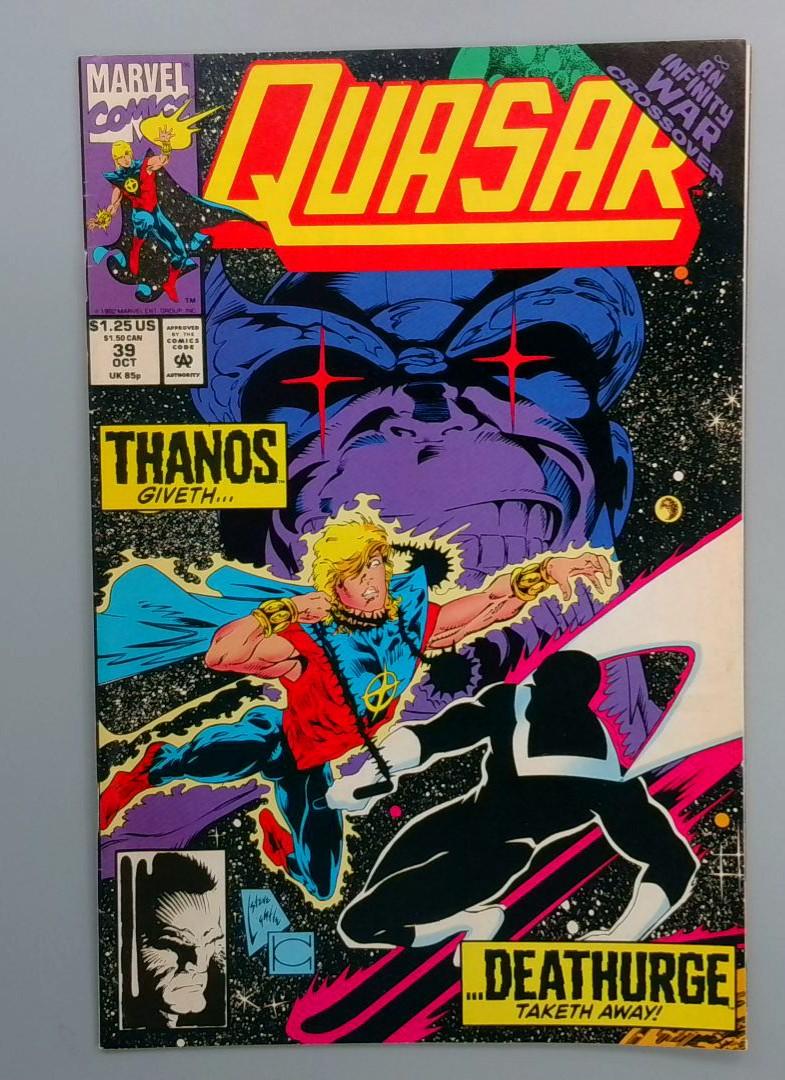 Quasar #39, NM Thanos Marvel Comics, 1992 Copy2