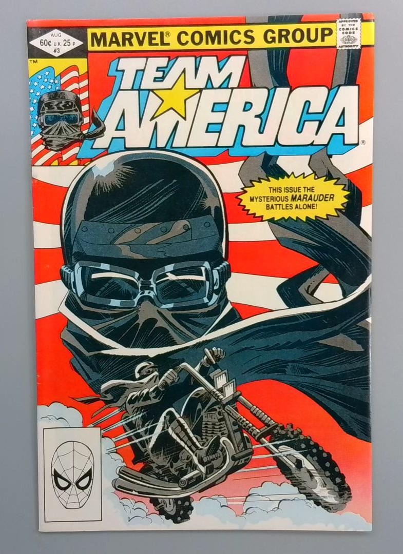 Team America #3, NM- Marvel Comics Group, 1982