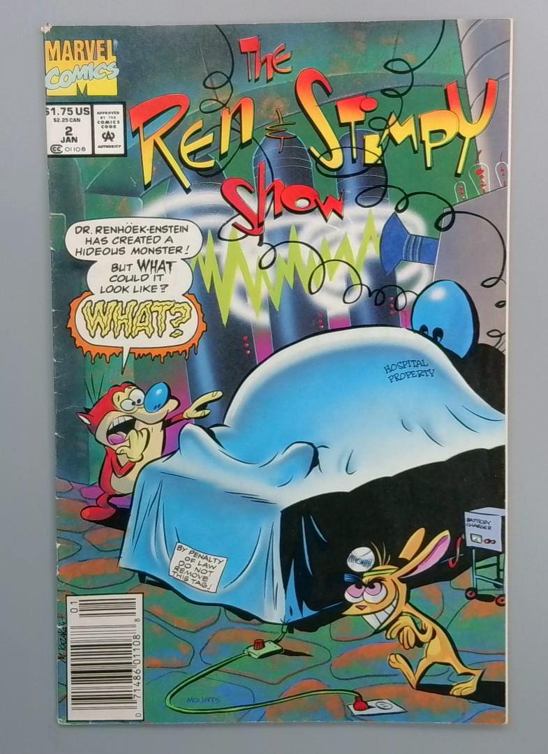 Ren & Stimpy Show #2, Newsstand, Marvel Comics, January 1993