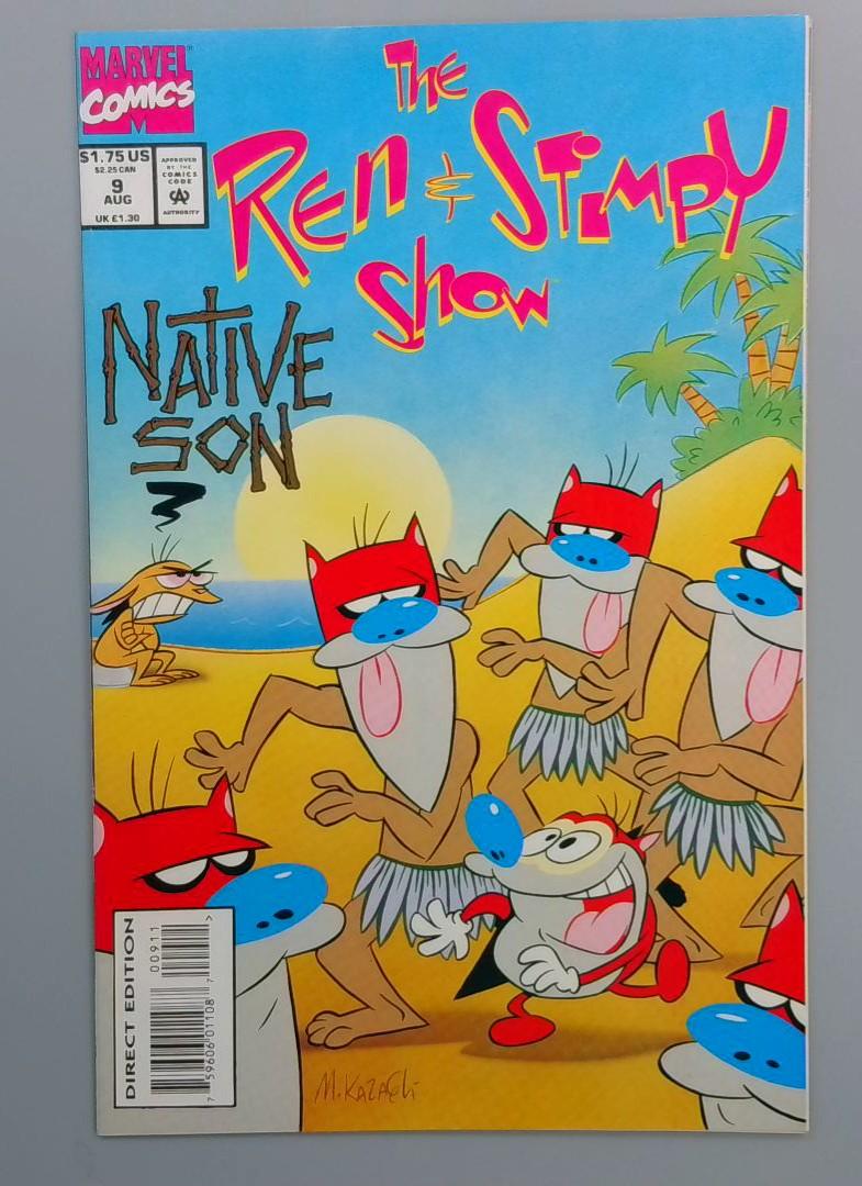 Ren & Stimpy Show #9 NM Native Son, Marvel Comics, 1993