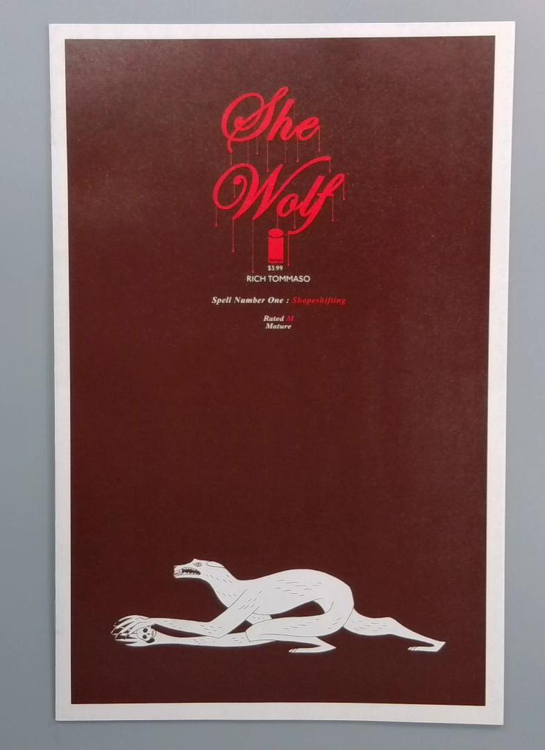 She Wolf #1, NMSpell Number One: Shapeshifting, Mature Rated, Image Comics, 2016