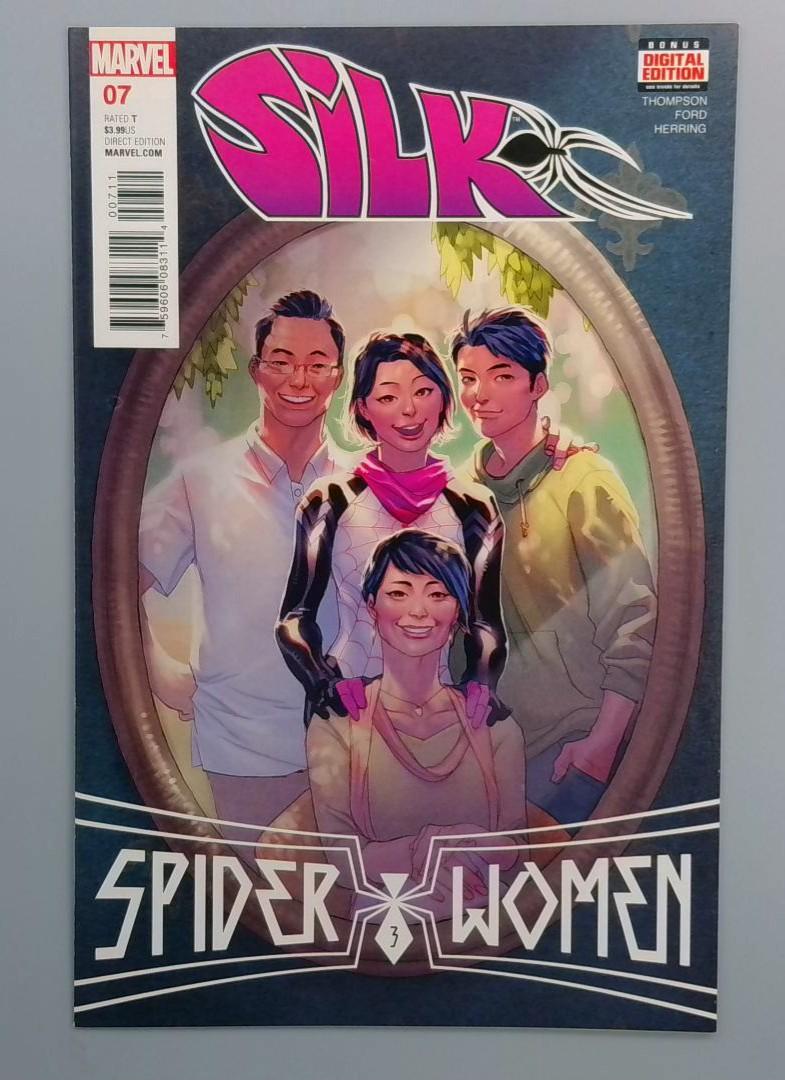 Silk #7, VF/NM Marvel Comics, 2016