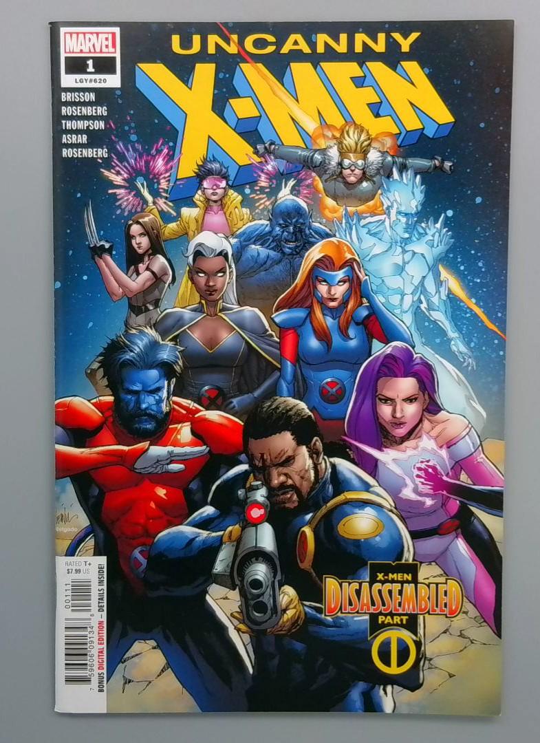 Uncanny X-Men #1,NM 5th Series Marvel, 2019