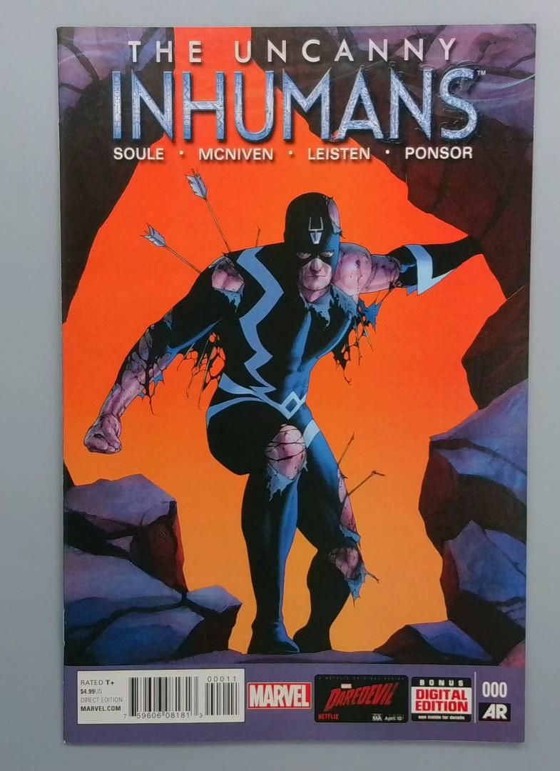 Uncanny Inhumans #0, NM Marvel Comics, 2014